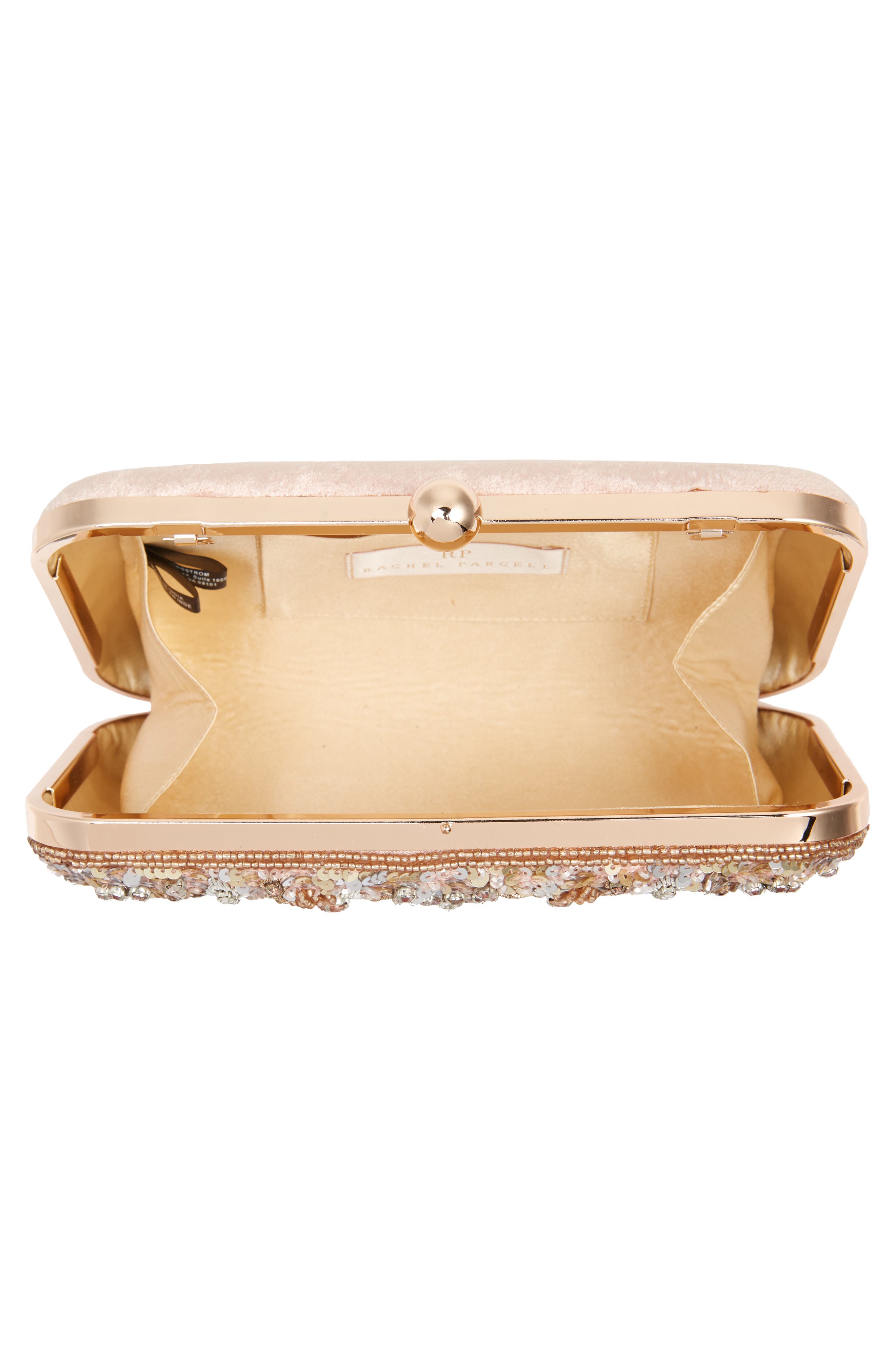 Rachel Parcell Embellished Clutch, Alternate, color, 