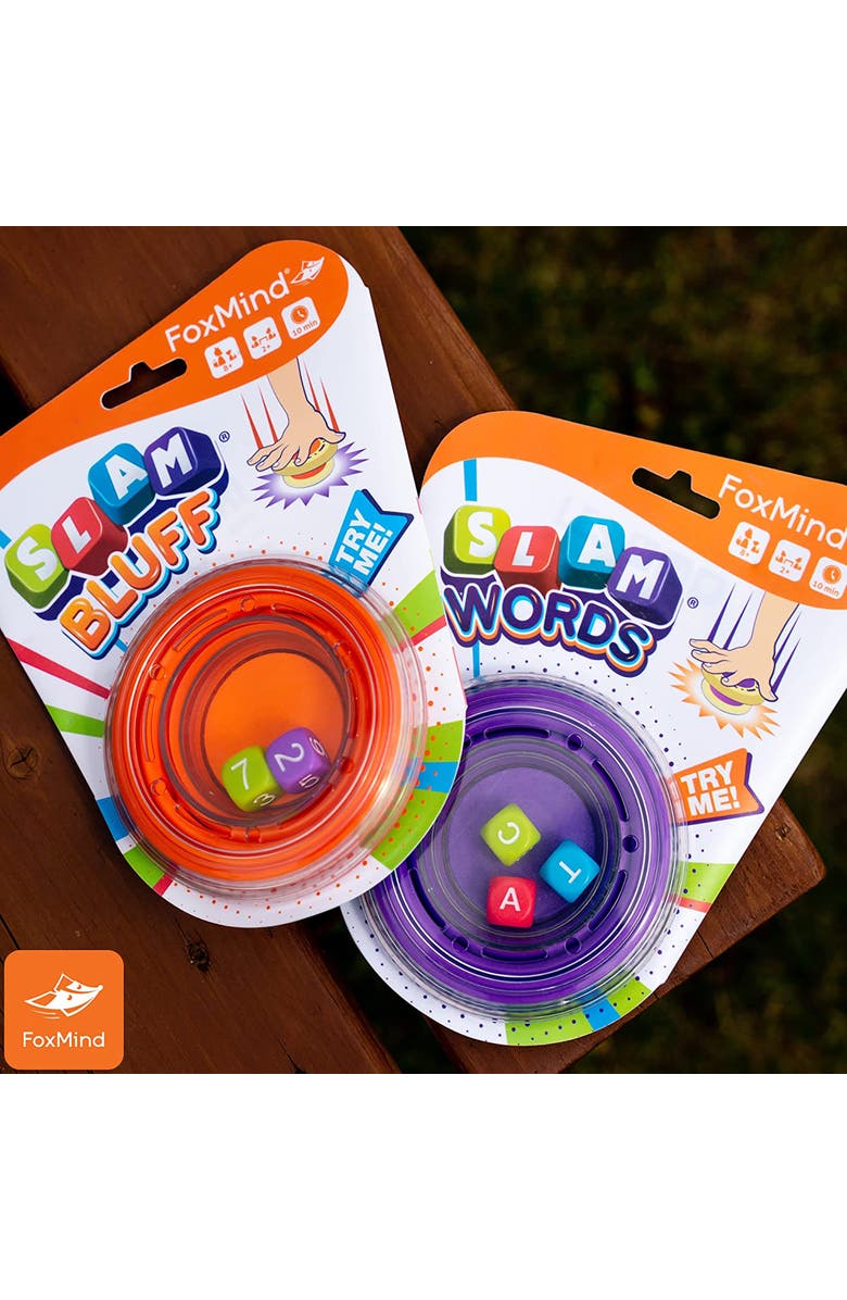 FoxMind Slam Words Shake and Slam Word Game 2nd Edition, Alternate, color, Multicolored