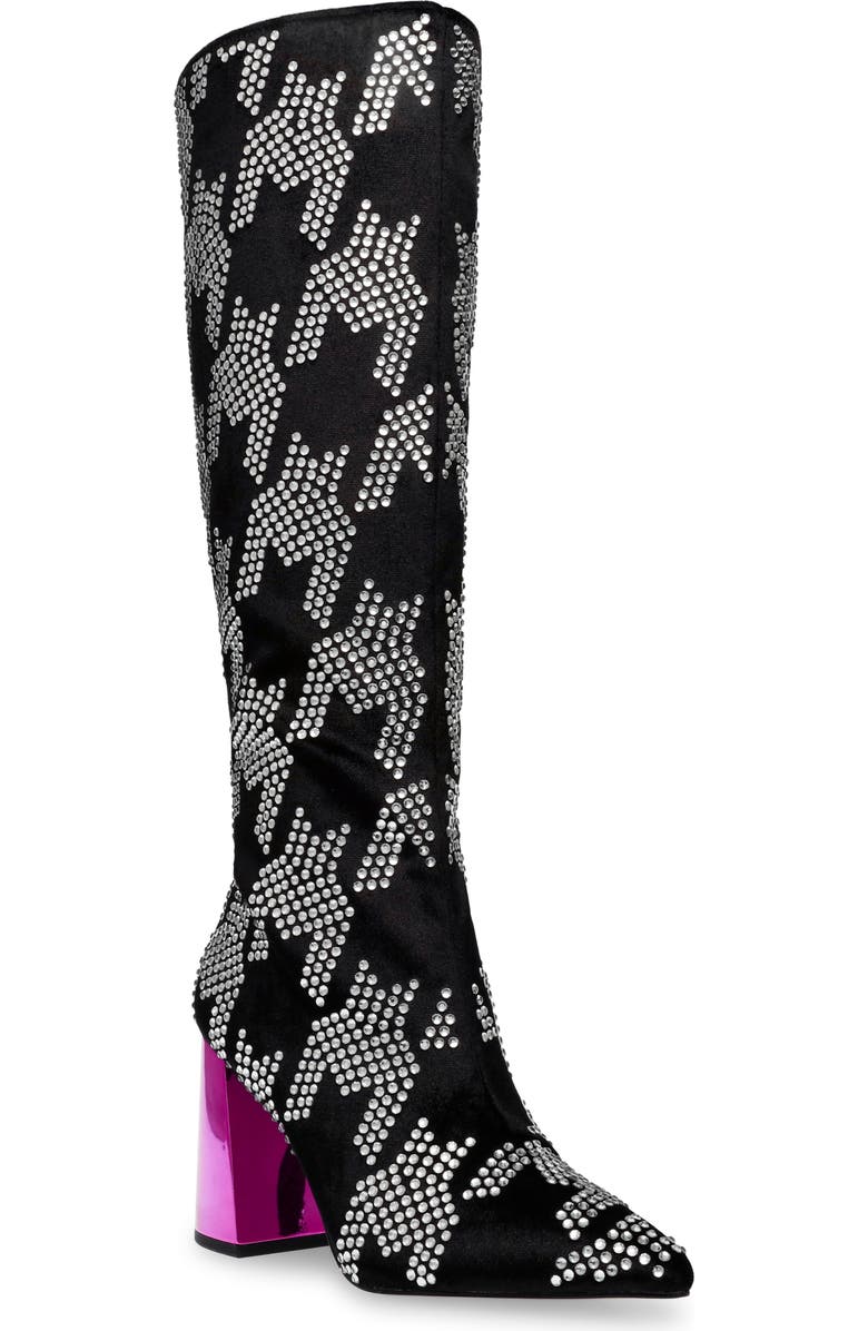Betsey Johnson Naomy Pointed Toe Knee High Boot, Main, color,