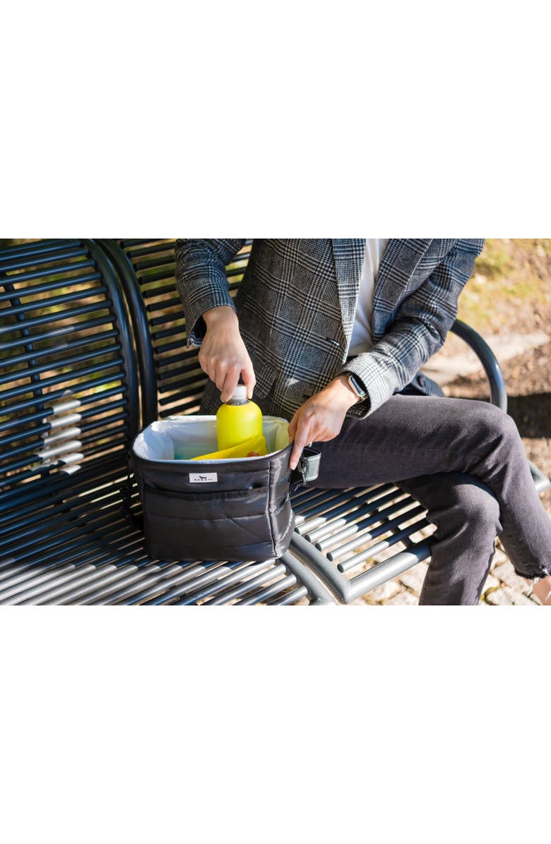 SCOUT Road Snacks Lunch Bag, Alternate, color, Black Puffer