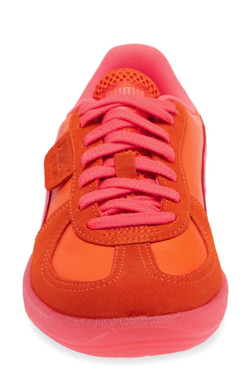 Puma Palermo Leather Sneaker In Orange
