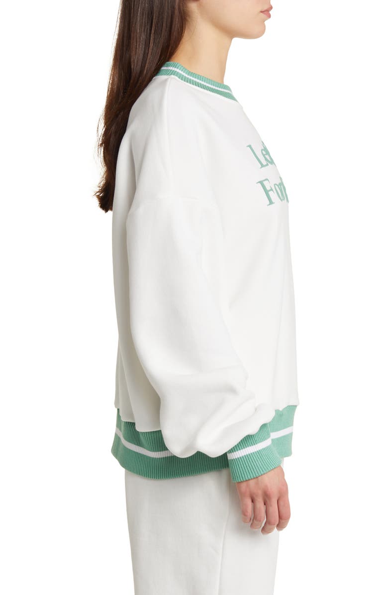 YELLOW THE LABEL Let's Go For a Walk Sweatshirt, Alternate, color, 