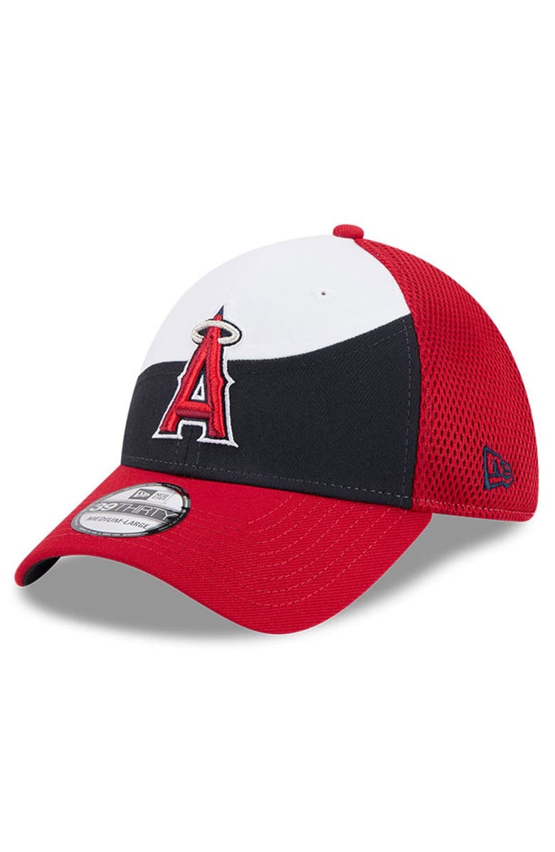 New Era Men's New Era  White/Navy Los Angeles Angels 2025 Spring Training 39THIRTY Flex Hat, Main, color, White