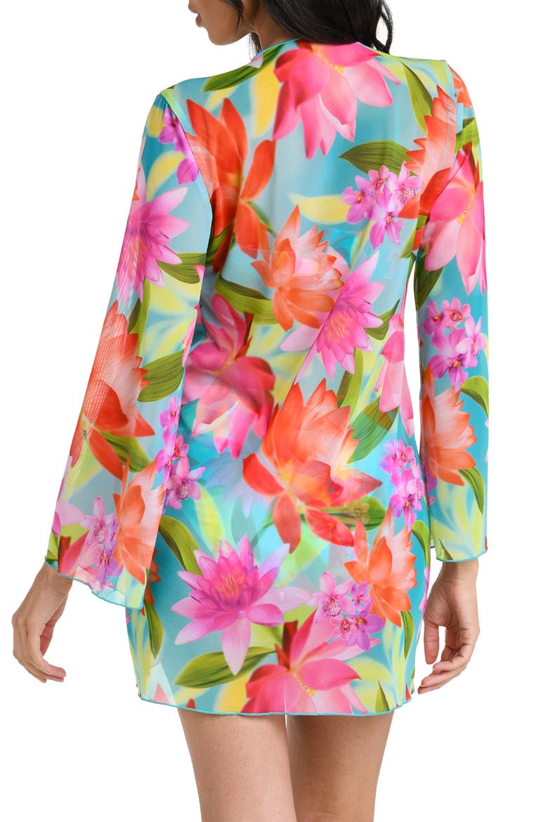 Sunset Botanica Mini Cover-Up, Alternate, color, BLUE/ GREEN MULTI