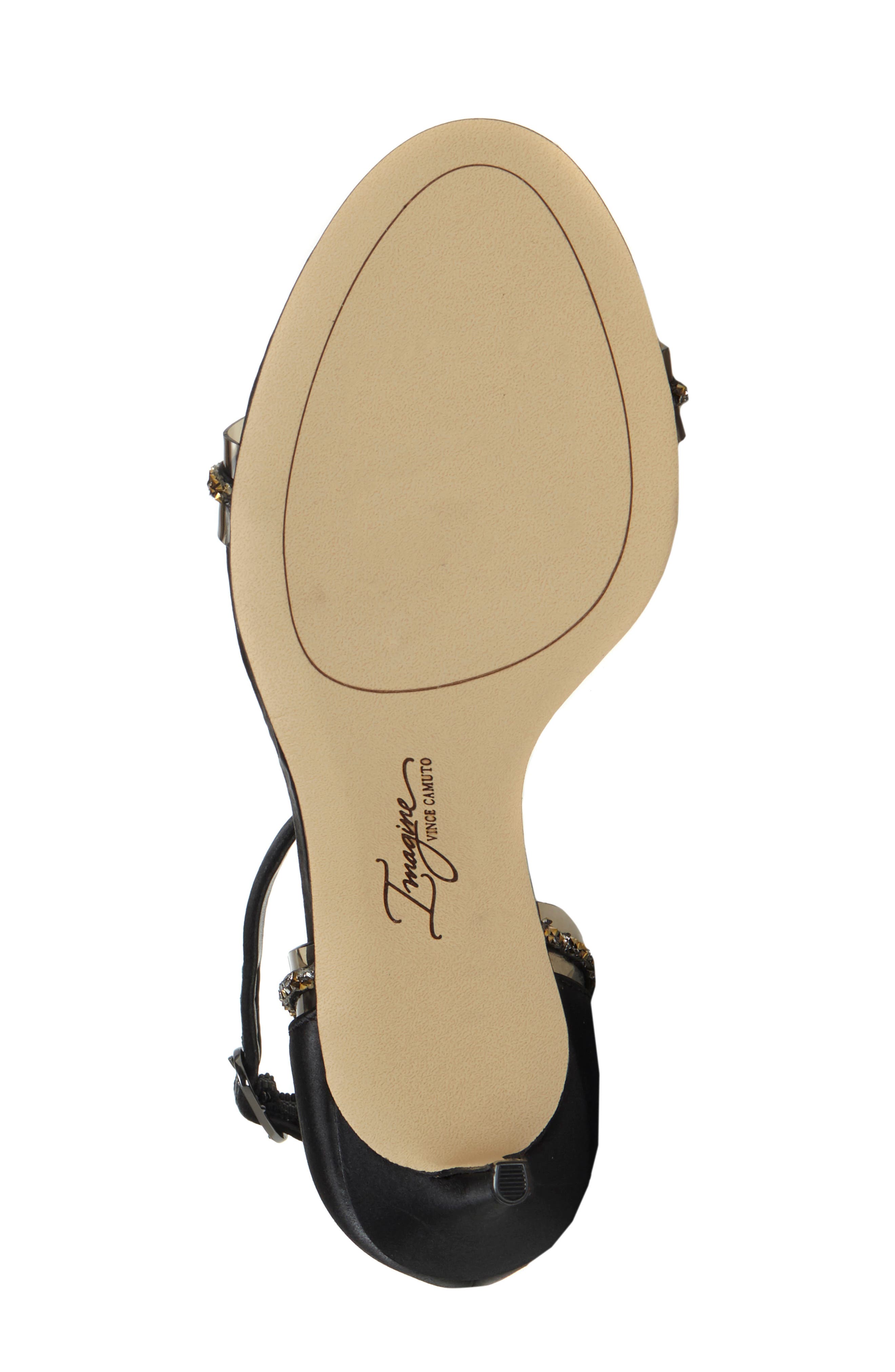 Imagine by Vince Camuto Phillipa Crystal Embellished Clear Sandal, Alternate, color, 