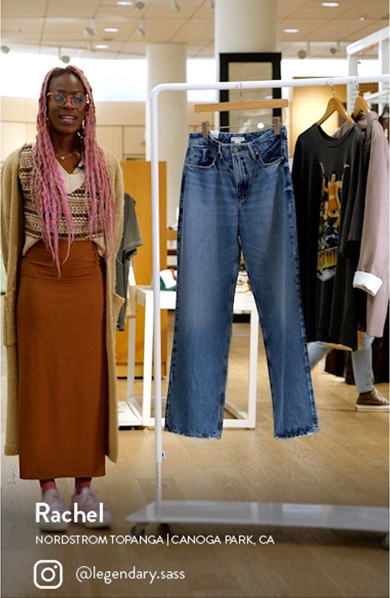 Good '90s High Waist Straight Leg Jeans, sales video thumbnail