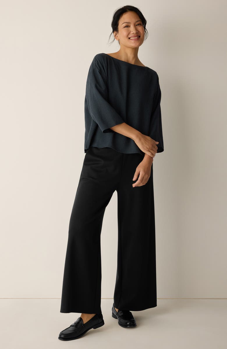 Eileen Fisher Boxy Boat Neck Top, Alternate, color, Eucalyptus