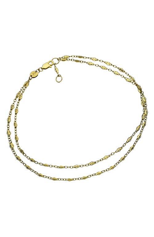 Jennifer Zeuner Katrin Multistrand Anklet in Yellow Gold  product