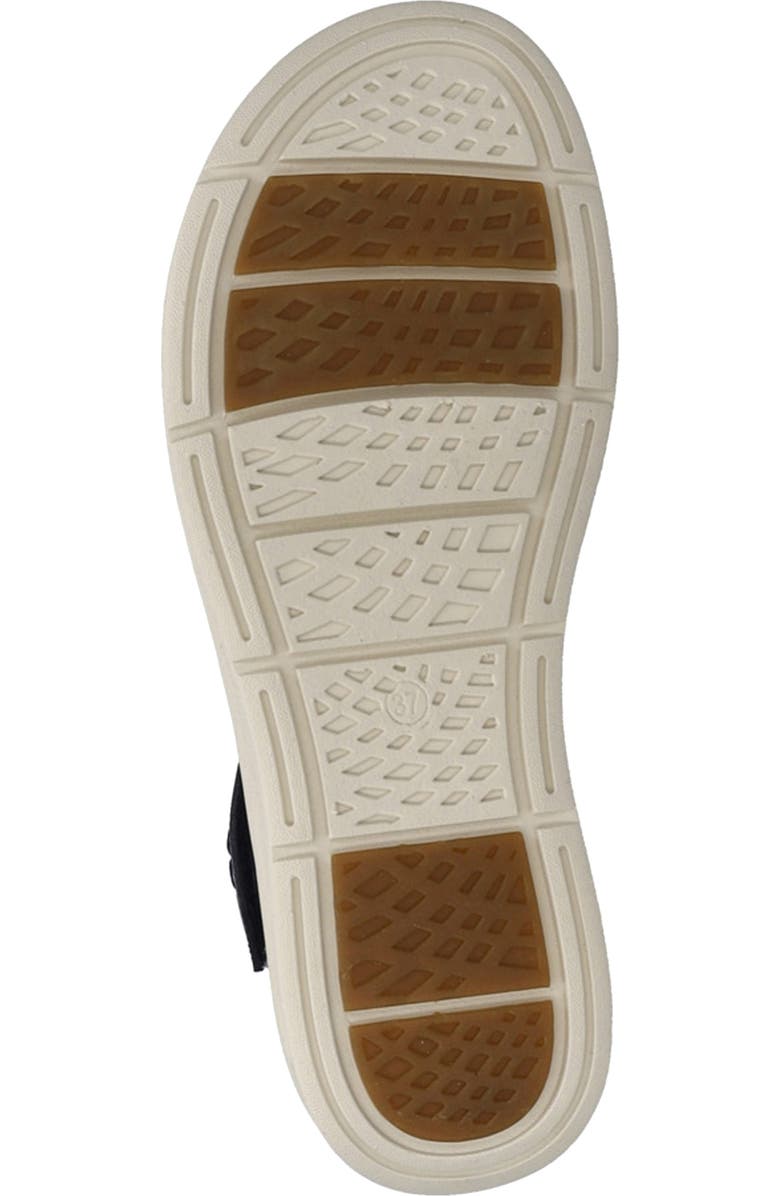 Josef Seibel Severan Ankle Strap Platform Wedge Sandal, Alternate, color, Black