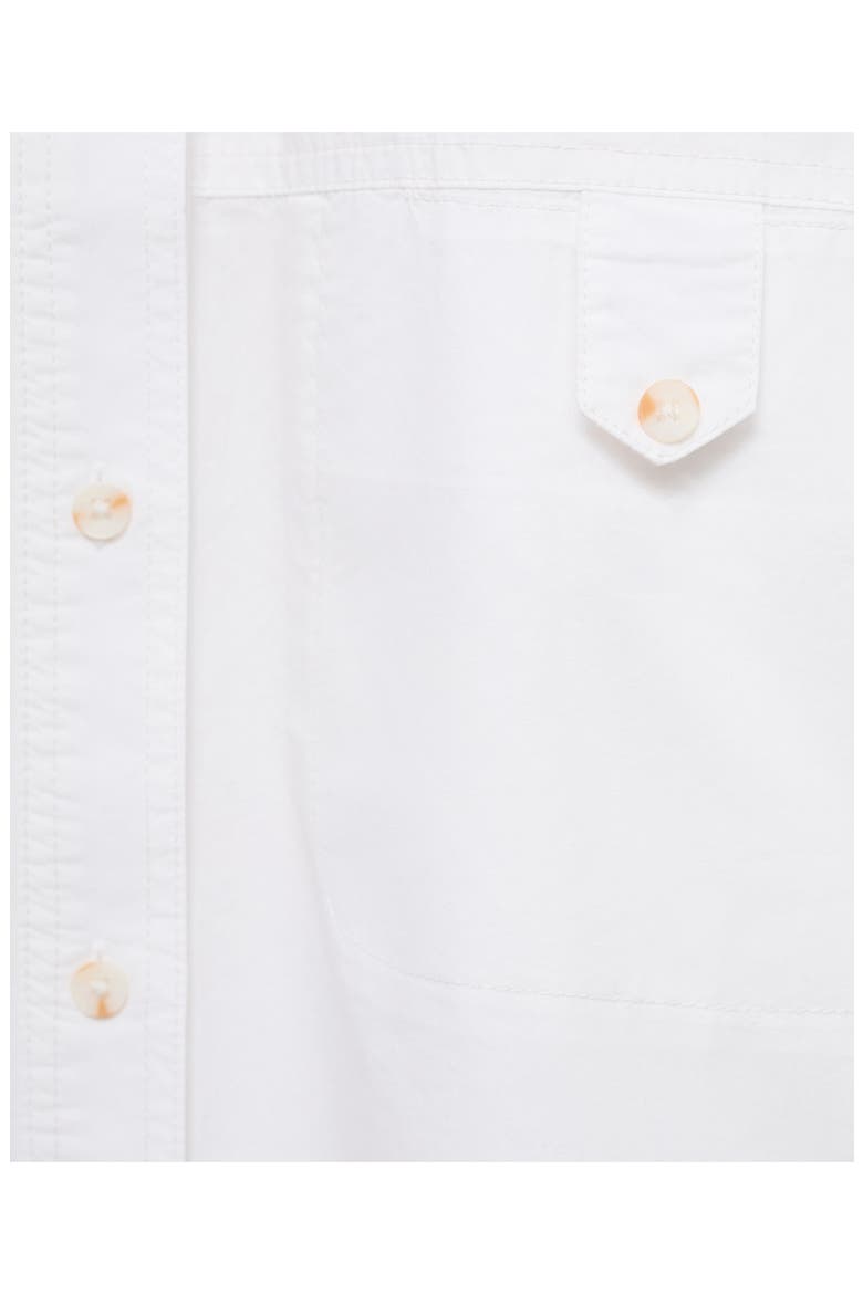 Oversize Poplin Button-Up Shirt, Alternate, color, NATURAL WHITE