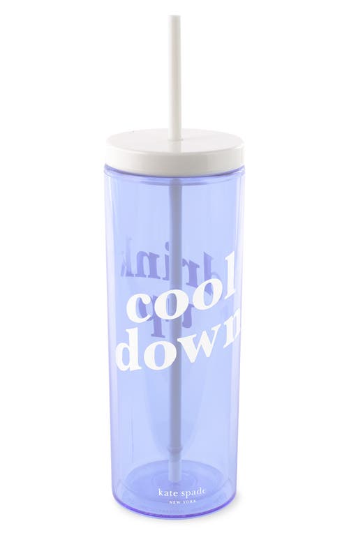 Kate Spade New York Print Straw Tumbler