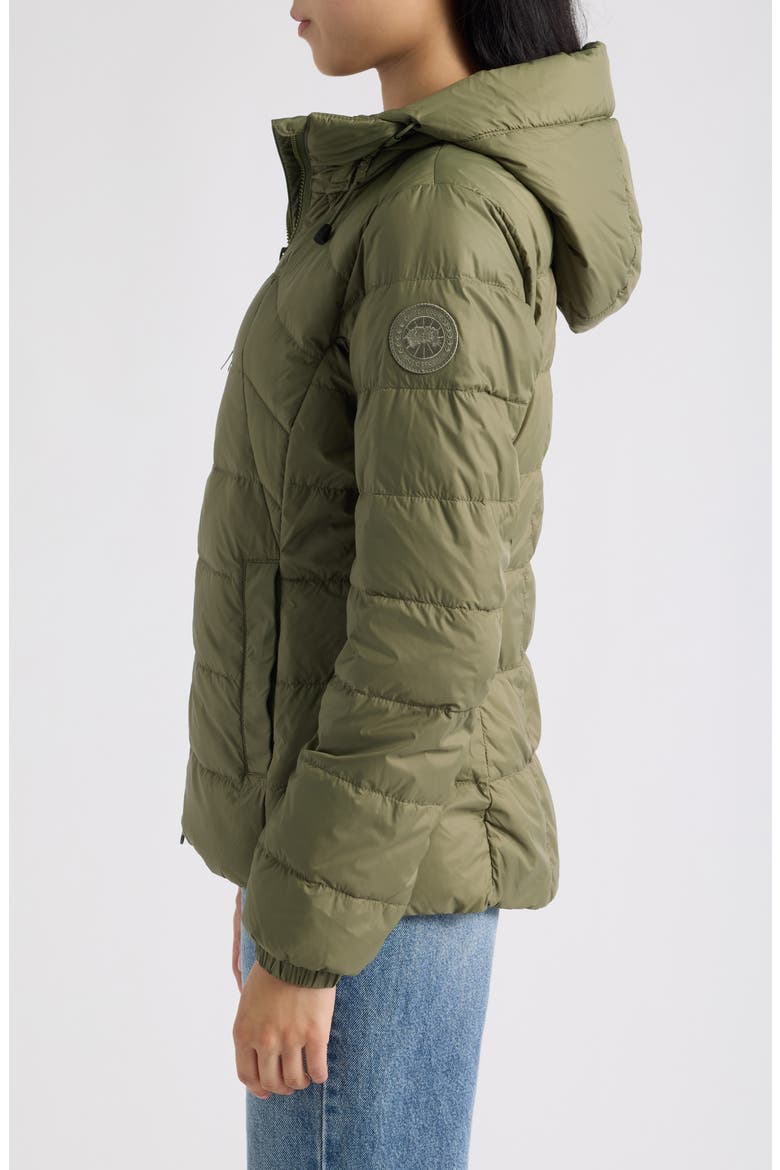 Abbott Hooded 625 Fill Power Down Jacket, Alternate, color, VIREO GREEN-VERT VIREO