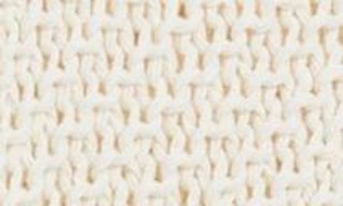 Margaret O'leary Camila Hand Knit Cotton Cardigan In Ivory