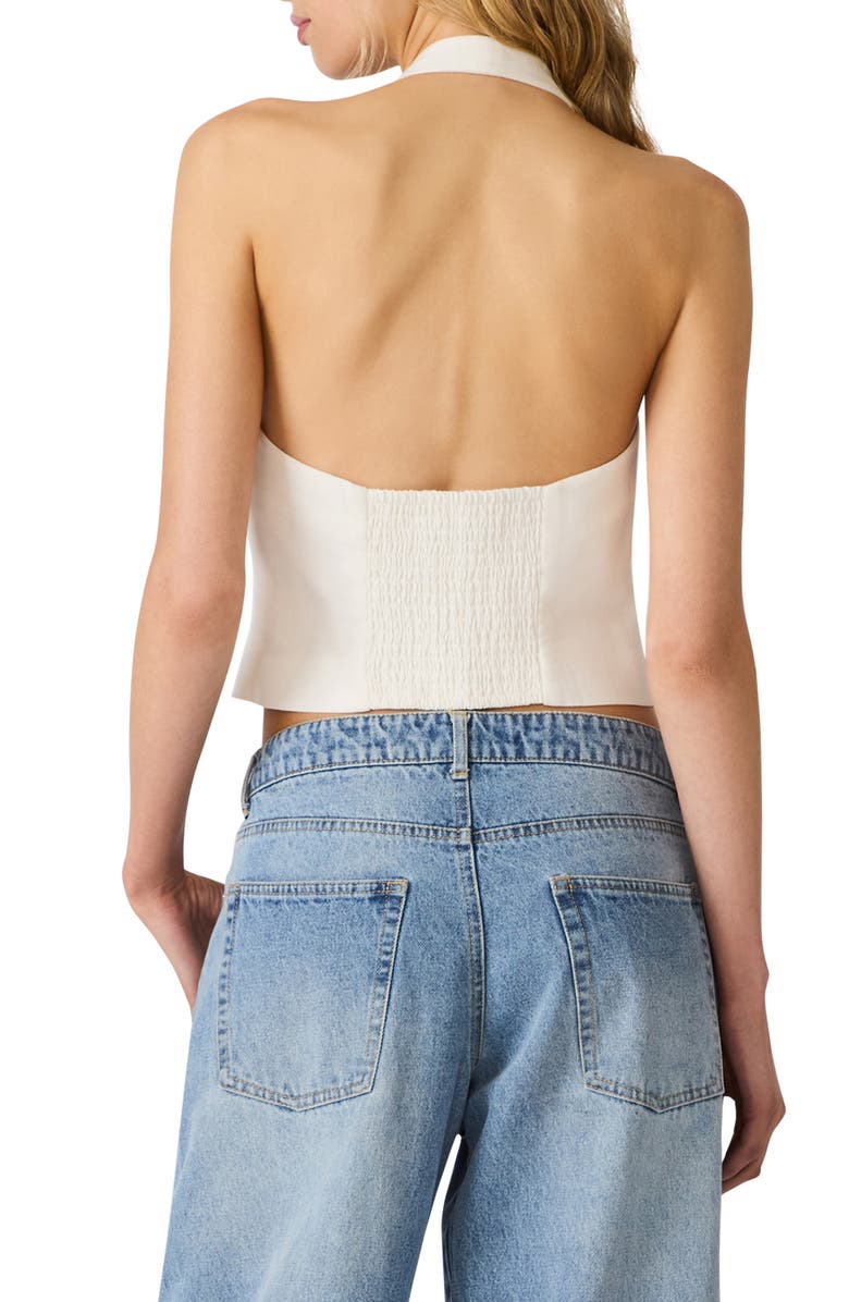 Steve Madden Vala Halter Vest, Alternate, color, Antique