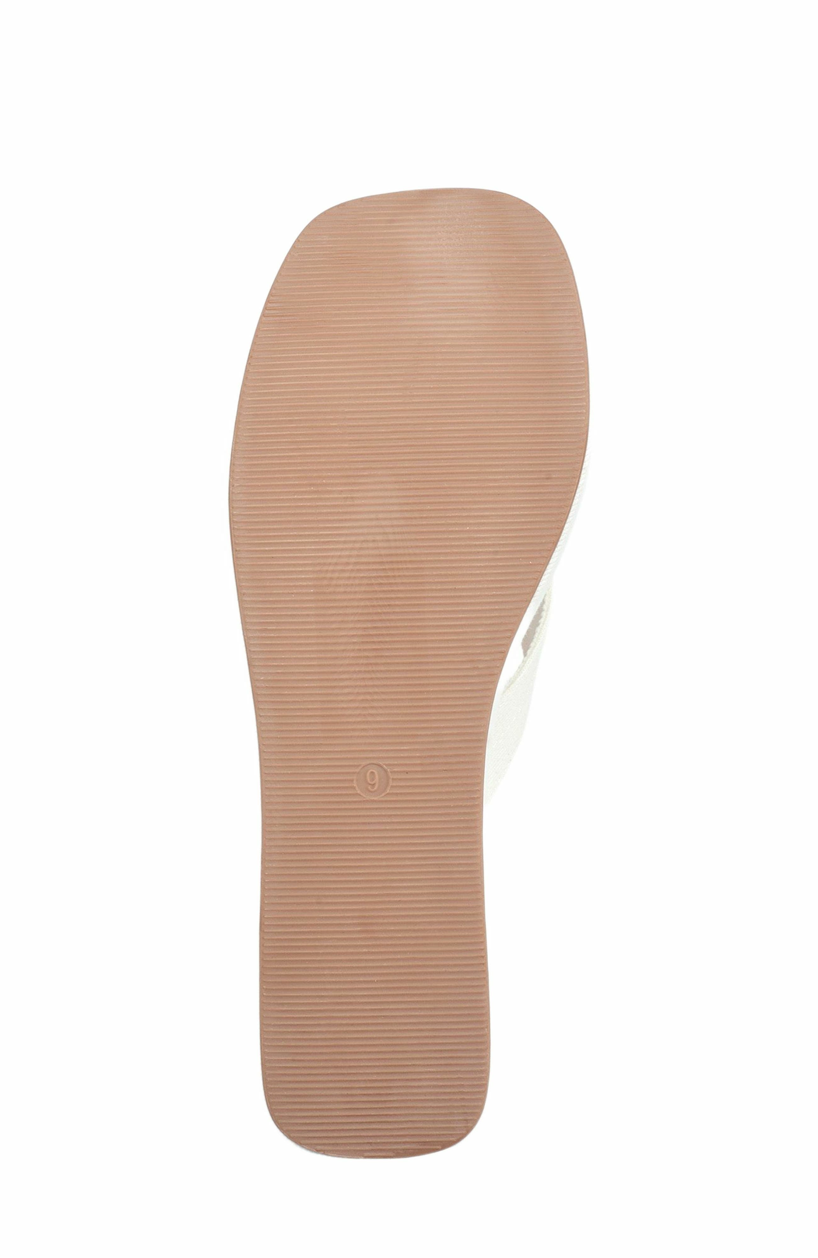 True Religion Latto Slip on Wedge Sandal, Alternate, color, White
