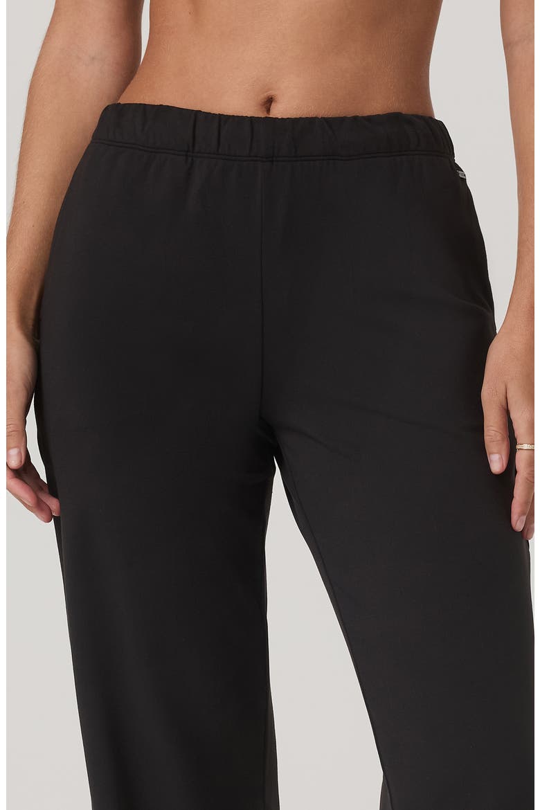 Halo Modern Straight Leg Sweatpants, Alternate, color, SOLID BLACK
