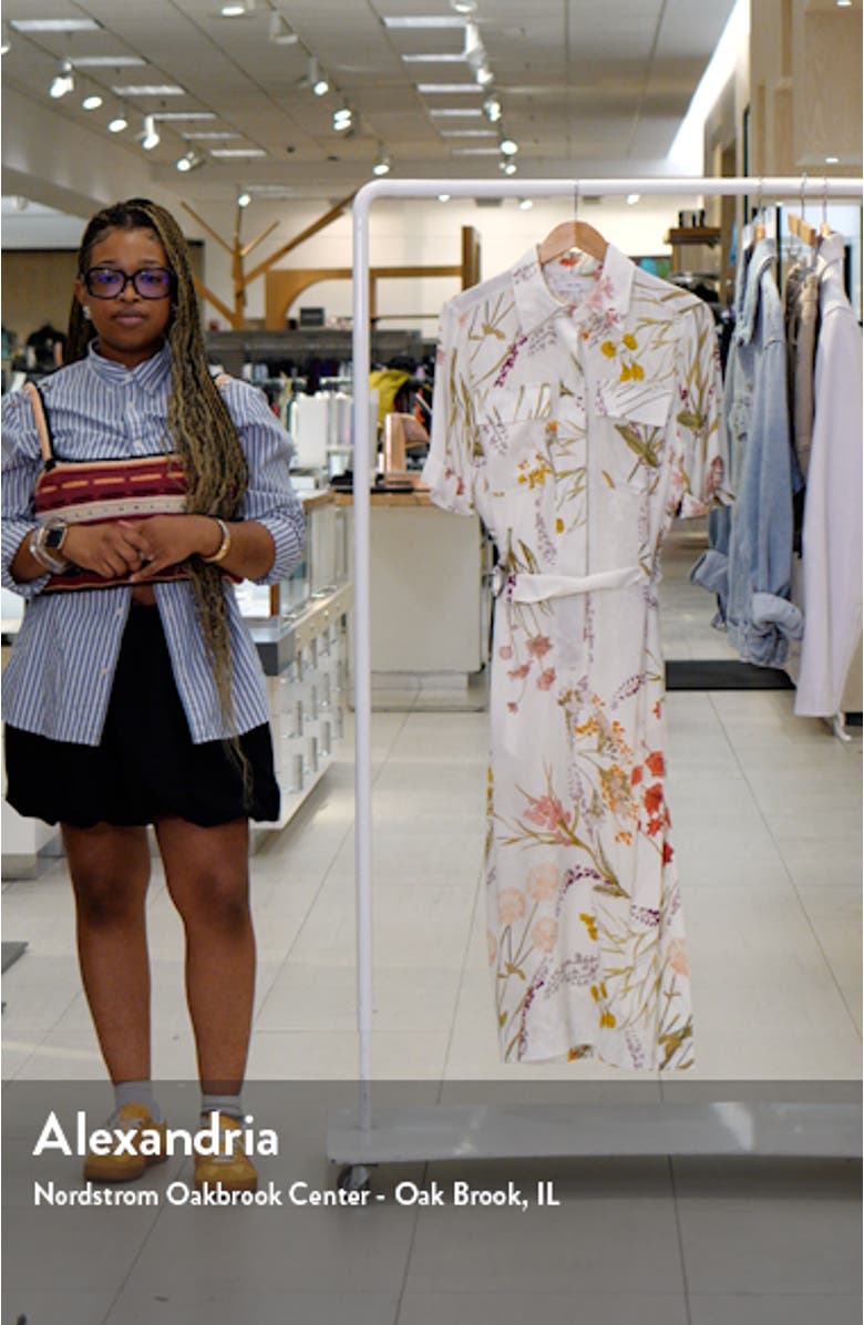 Faya Floral Shirtdress, sales video thumbnail