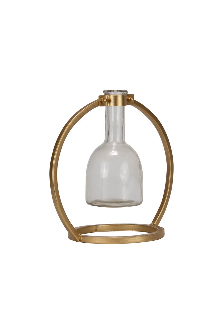 Glass Vase Metal Stand, Alternate, color, Gold
