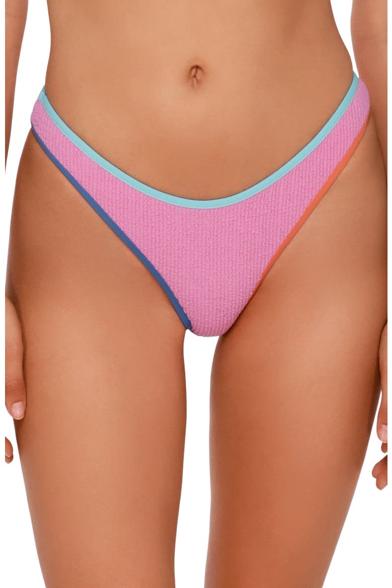 Dani Scoop Bikini Swim Bottoms, Alternate, color, COTTON CANDY SCRUNCH