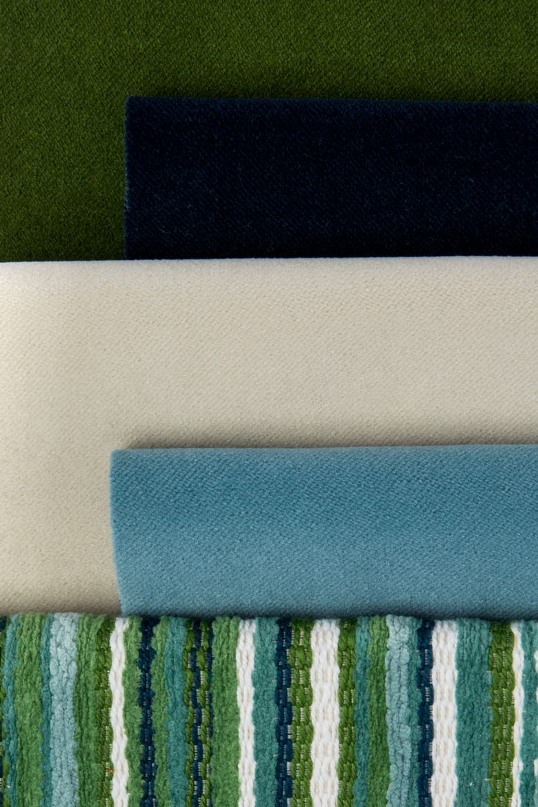 Plush Velvet Indoor & Outdoor Woven Accent Pillow, Alternate, color, Midnight