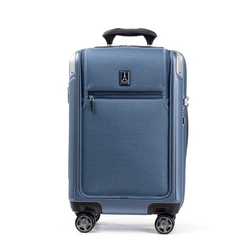 Travelpro Platinum Elite Hardside Expandable Carry-on With Laptop Pocket 21-inch Spinner In Dark Sky Blue
