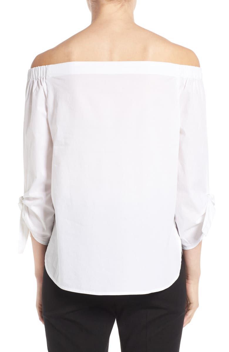 Halogen<sup>®</sup> Tie Sleeve Off the Shoulder Top, Alternate, color, 