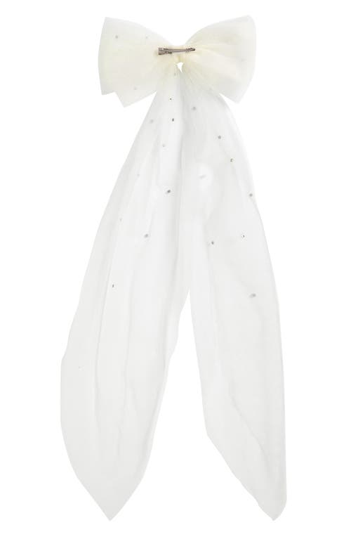 Brides And Hairpins Brides & Hairpins Solene Embellished Tulle Bow