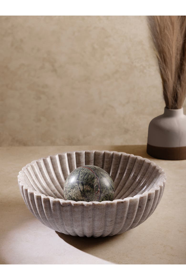 Cairo Beige Marble Bowl, Alternate, color, Beige