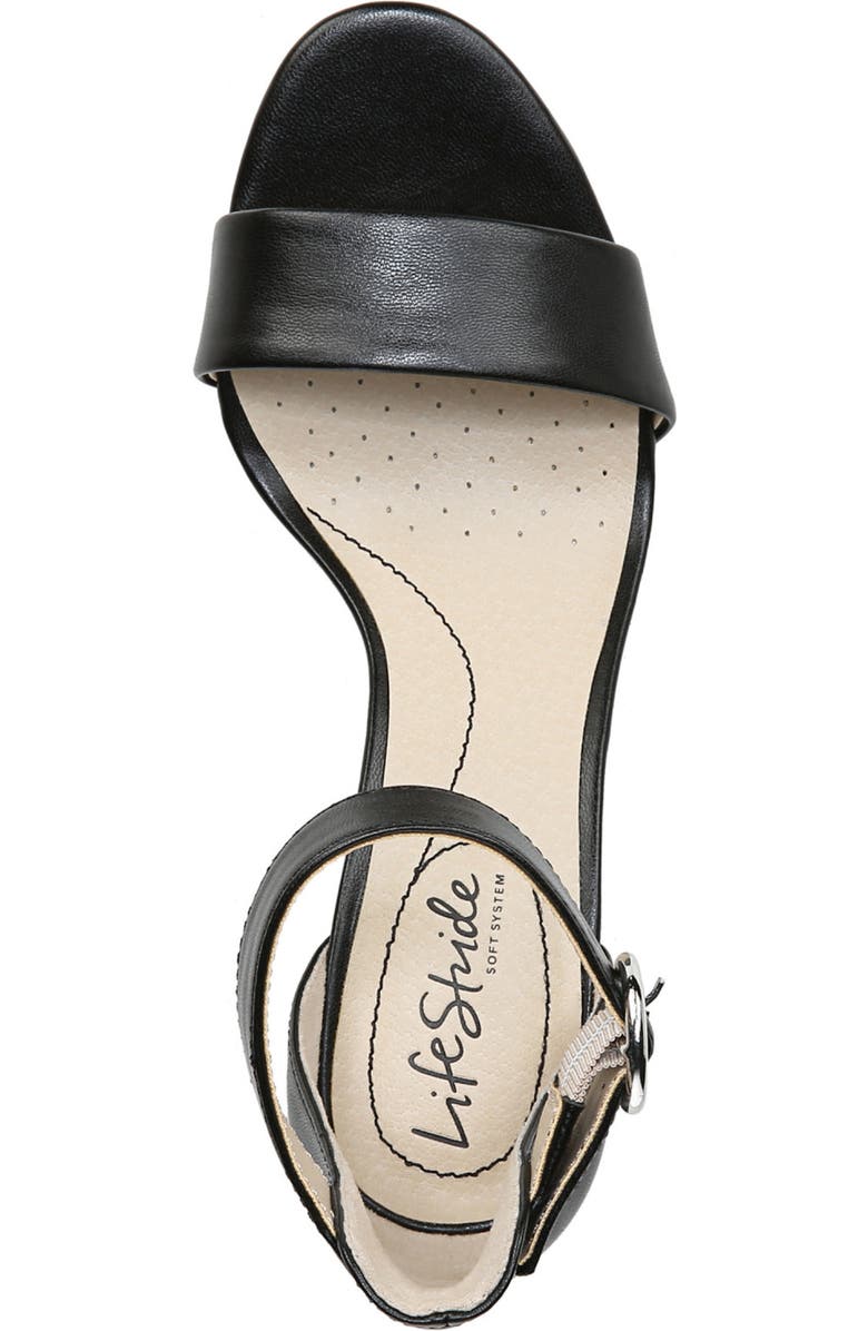 LifeStride Averly Ankle Strap Block Heel Sandal, Alternate, color,