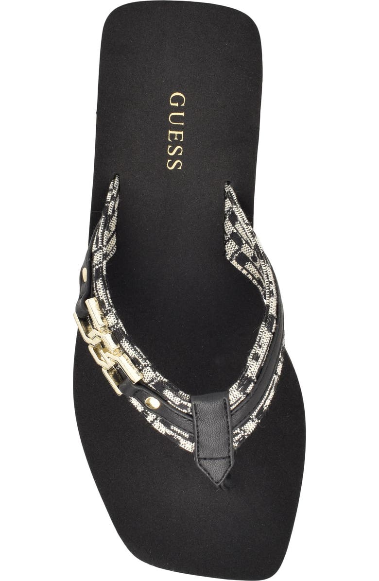GUESS Ediva Platform Wedge Flip Flop, Alternate, color,