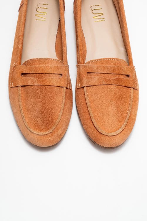 Forever & Always Shoes Dorothy Leather Loafer In Brown