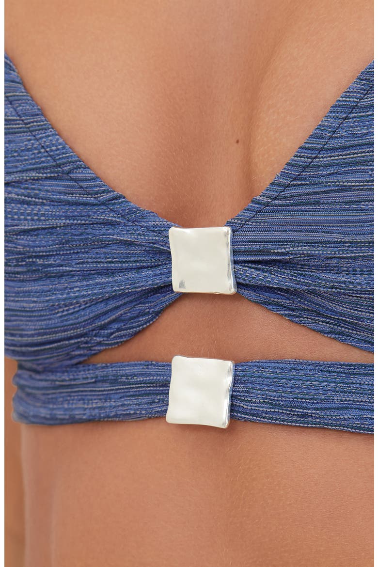 Spencer Selena Bikini Top, Alternate, color, BLUE