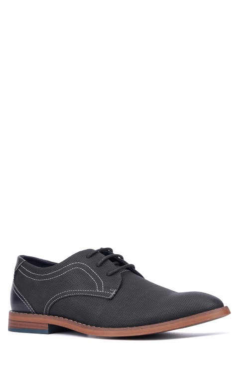 Textured Plain Toe Derby (Men)