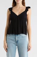 Abound Flutter Sleeve Babydoll Tank Top