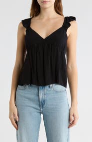 Abound Flutter Sleeve Babydoll Tank Top