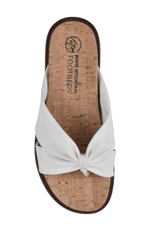 White Mountain Footwear Malanga Thong Sandal
