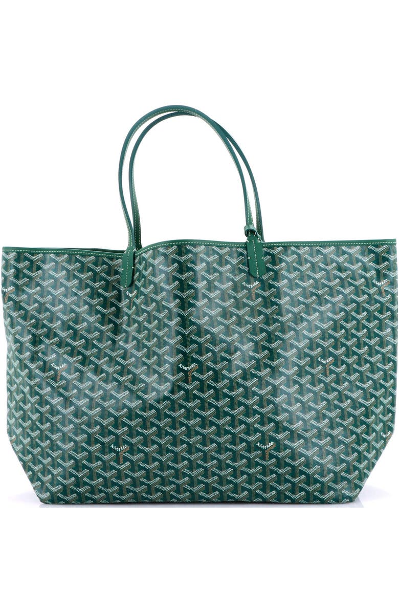 Pre-Owned Goyard Saint Louis Tote Coated Canvas GM, Alternate, color, Green