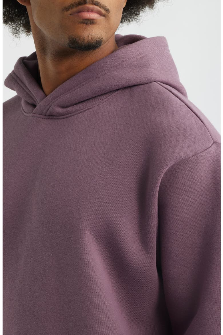 Fleece Hoodie, Alternate, color, PURPLE FLINT