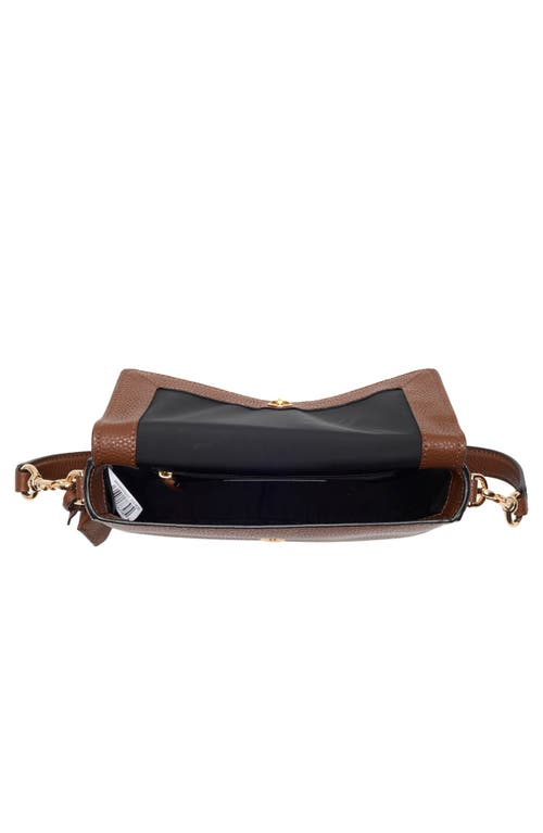 Marc Jacobs The Bold Saddle Leather Shoulder Bag In Brown