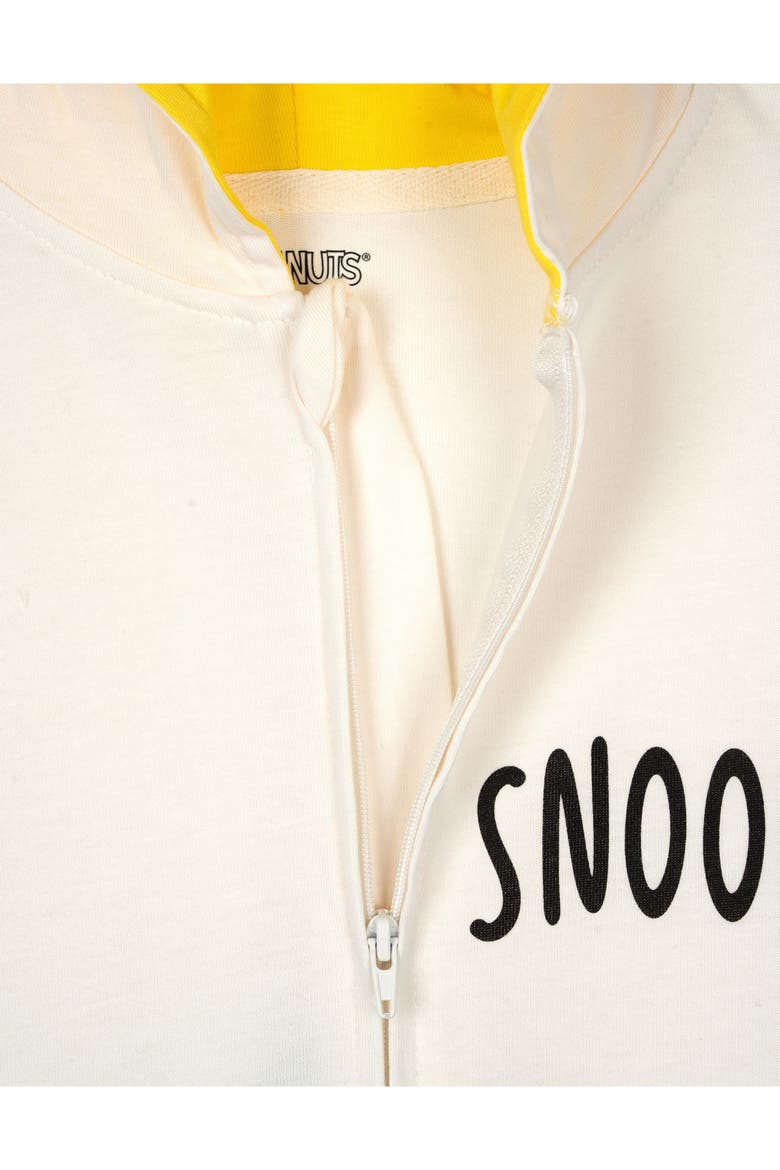 Snoopy Hooded Coverall, Alternate, color, Snoopy Woodstock Tusk