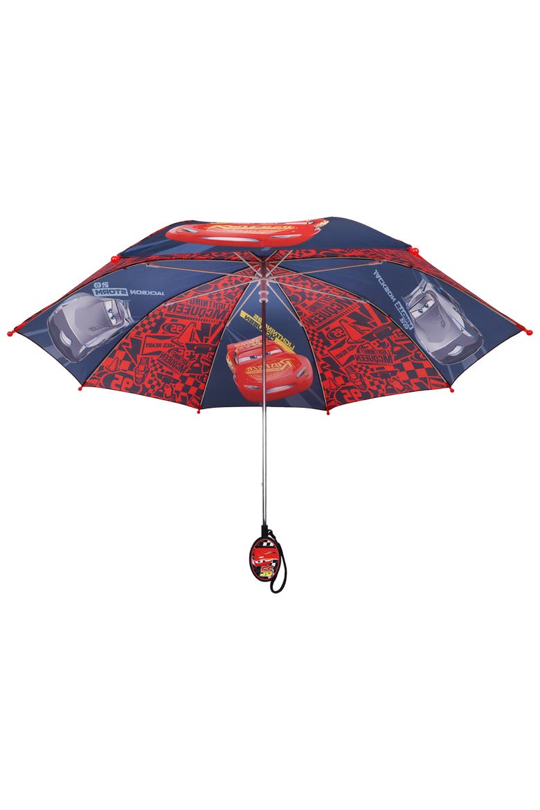 Pixar Cars Lightning McQueen Kids Umbrella, Alternate, color, MULTI