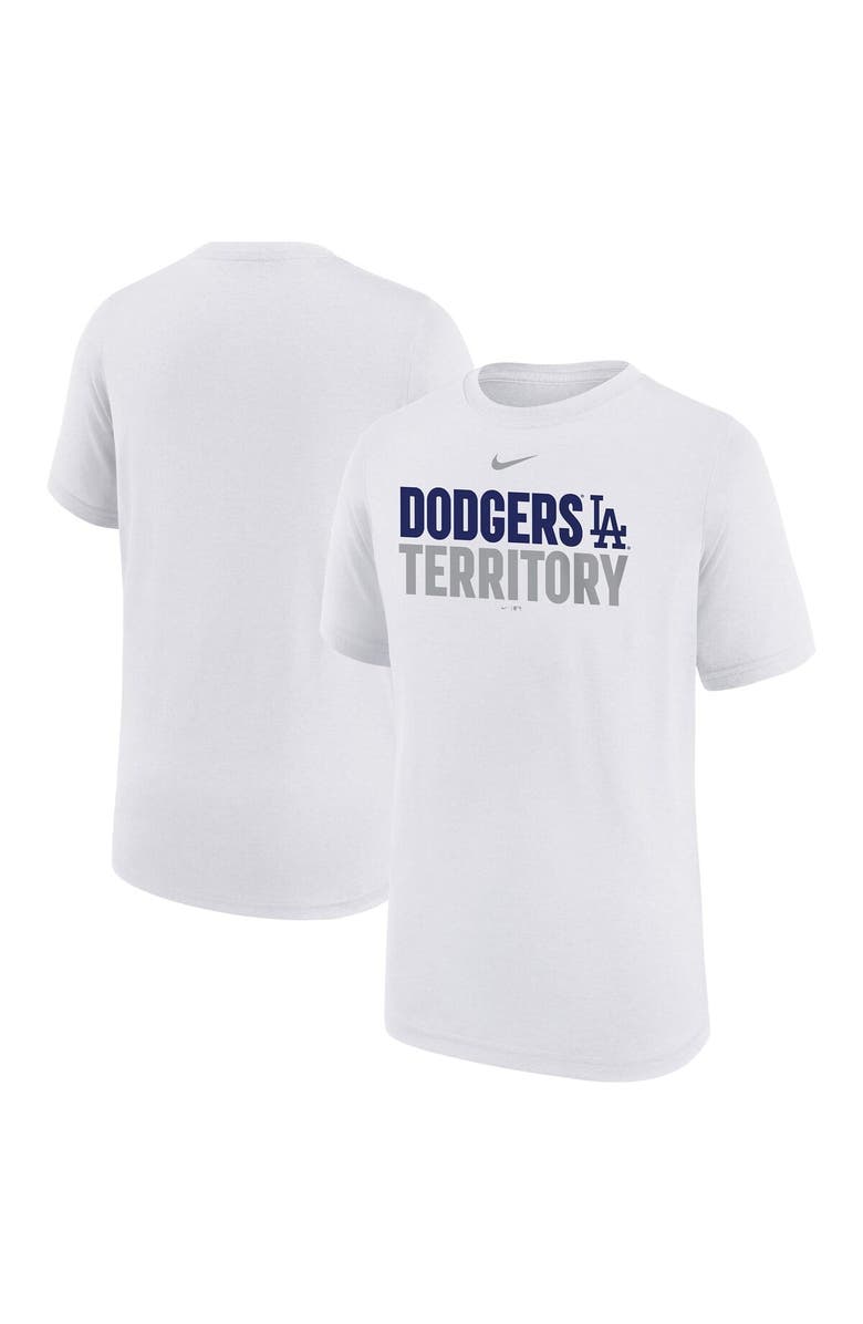Nike Youth Nike White Los Angeles Dodgers Local Legend T-Shirt, Main, color, White