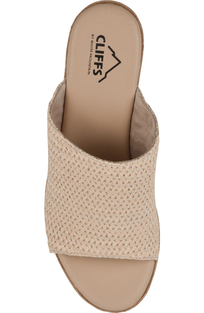 CLIFFS BY WHITE MOUNTAIN Biando Platform Slide Sandal, Alternate, color,