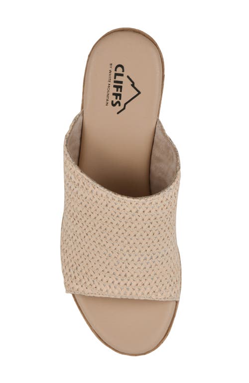 CLIFFS BY WHITE MOUNTAIN CLIFFS BY WHITE MOUNTAIN BIANDO PLATFORM SLIDE SANDAL