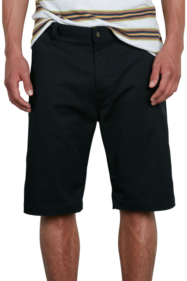 Monty Stretch Shorts, Main, color, BLACK CAMBODIA