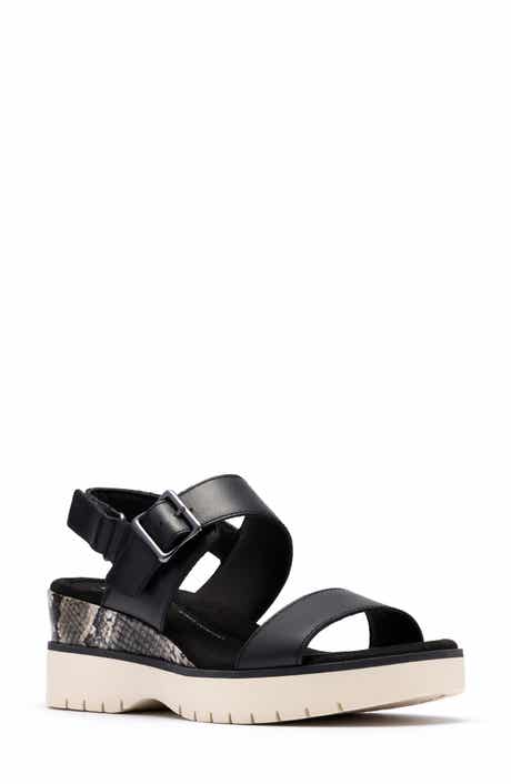 Clarks® Diaz Rose Wedge Sandal