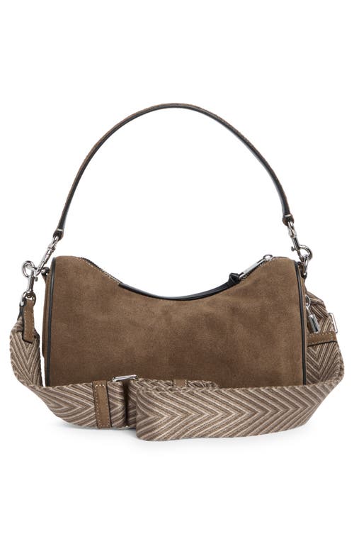 Marc Jacobs Suede Drifter Small Convertible Shoulder Bag In Gray
