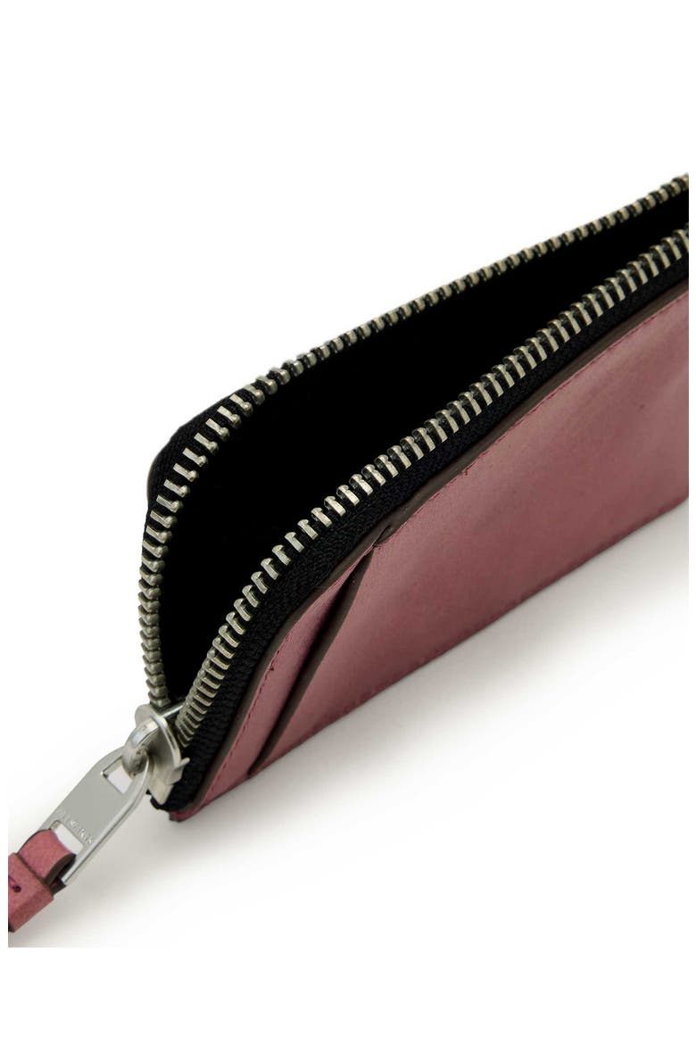 Remy Leather Wallet, Alternate, color, RASPBERRY PINK