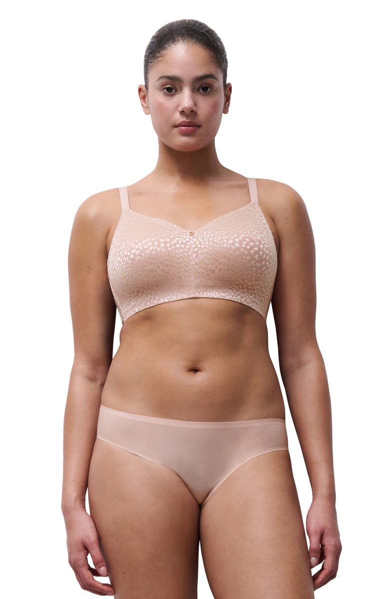 Chantelle Lingerie Magique Wireless Bra, Alternate, color, Rose