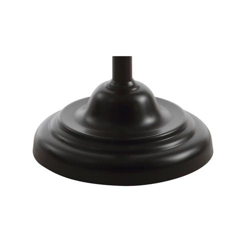 Jonathan Y Laine 60" Metal/glass Led Side Table And Floor Lamp, Oil Rubbed Bronze In Oil Rubbed Bronze